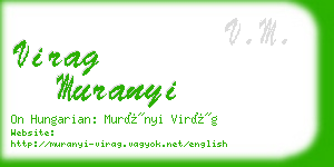 virag muranyi business card